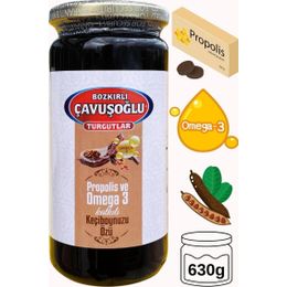 Bozkırlı Çavuşoğlu 630 gr Propolis ve Omega 3 Katkılı Keçiboynuzu Özü Harnup Özü