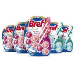 Bref WC Deluxe Duopack 2x2'li Yasemin + 3x2'li Manolya Katı Tuvalet Bloğu