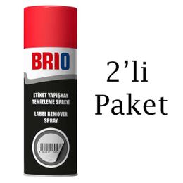 Brio 2x200 ml Etiket Yapışkan Temizleme Spreyi