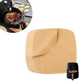 Buffer 50 Adet Air Fryer Düz Kare Pişirme Kâğıdı