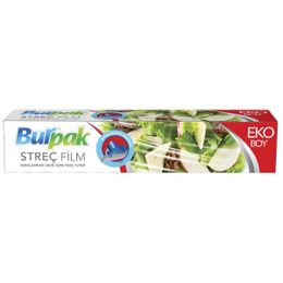 Burpak 45 cm 166 mt 9.5 Mikron Eko Şeffaf Mutfak Rulo Streç Film