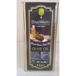 Büyükkarcı Teneke 5 lt Naturel Birinci Zeytinyağı