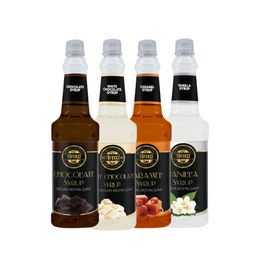 By Tüfekçi 4'lü 750 ml Avantaj Paketi Çikolata Beyaz Çikolata Karamel Vanilya Şurubu