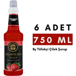 By Tüfekçi 6x750 ml Çilek Şurup