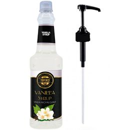By Tüfekçi 750 ml Vanilya Şurup + Şurup Pompası