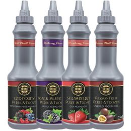 By Tüfekçi Avantajlı 4x1000 ml Black&red Fruits Meyve Püreleri