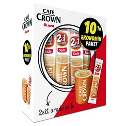 Cafe Crown 10'lu 2si1 Arada Şekersiz Kahve