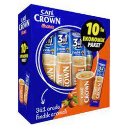 Cafe Crown 3'ü 1 10'lu 180 gr Fındıklı Kahve