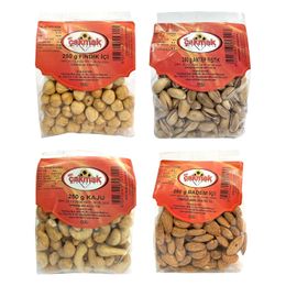 Çakmak 4x250 gr Badem + Kaju + Antep Fıstığı + Fındık