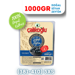 Çalıkoğlu 1 kg 381-410 3Xs Doğal Gemlik Siyah Zeytin