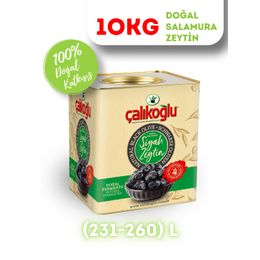 Çalıkoğlu 10 kg 231-260 L Doğal Gemlik Özel Salamura Siyah Zeytin