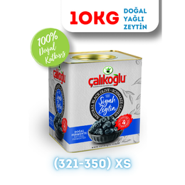 Çalıkoğlu 10 kg 321-350 Xs Doğal Gemlik Özel İri Yağlı Siyah Zeytin
