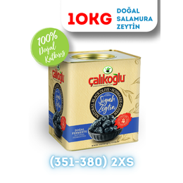 Çalıkoğlu 10 kg 351-380 2Xs Doğal Gemlik Yağlı Siyah Zeytin
