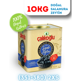 Çalıkoğlu 10 kg 351-380 2Xs Doğal Gemlik Yağlı Siyah Zeytin