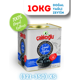 Çalıkoğlu 10 kg 351-380 2Xs Doğal Gemlik Yağlı Siyah Zeytin