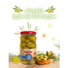 Çalıkoğlu 215 gr 141-160 Doğal Kokteyl Yeşil Zeytin