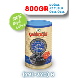 Çalıkoğlu 800 gr 231-260 L Doğal Gemlik Özel Siyah Zeytin
