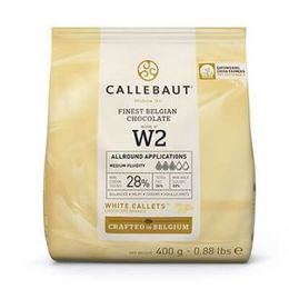 Callebaut W2 400 gr Beyaz Çikolata