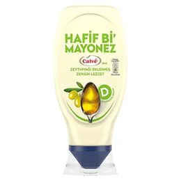 Calve 350 ml Zeytinyağı Eklenmiş Zengin Lezzet Hafif Bi' Mayonez