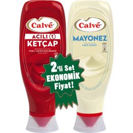 Calve 600 gr Acılı Ketçap ve Light Mayonez 540 gr Set