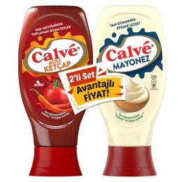 Calve 810 gr Acılı Ketçap Mayonez Orta Set