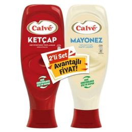 Calve Ketçap + Mayonez 1150 gr 2'li Set
