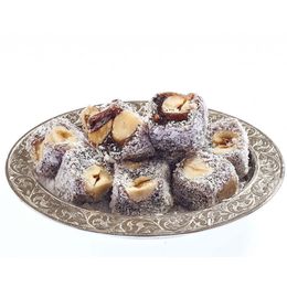 Can Kardeşler Kuruyemiş 250 gr Hindistan Cevizli Siyah Üzümlü Fındıklı Mini Lokum