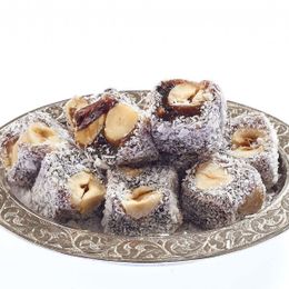 Can Kardeşler Kuruyemiş 750 gr Hindistan Cevizli Siyah Üzümlü Fındıklı Mini Lokum