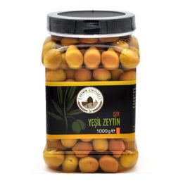 Çanakkaleden 1 kg Edremit Çizik Yeşil Zeytin