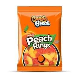 Candy Break 113 gr Peach Rings Şeftali Aromalı Yumuşak Şeker
