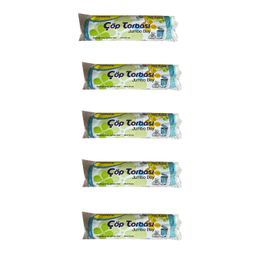 Canhome 10 Adetlik 5 Rulo Jumbo Boy Mavi 80x110 cm 80 lt Çöp Poşeti