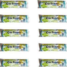 Canhome Jumbo Boy Mavi 10 Adet 80x110 cm 80 lt Çöp Poşeti