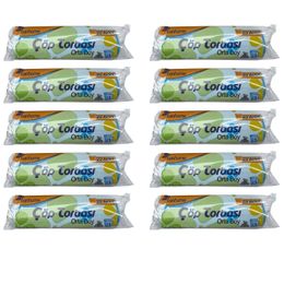 Canhome Mavi 20 Adetlik 10 Rulo Orta Boy 55x60 cm 30 lt Çöp Poşeti