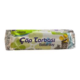 Canhome Mavi Büyük Boy Battal 75x90 cm 10 Adetlik 50 Rulo 30 lt Çöp Poşeti