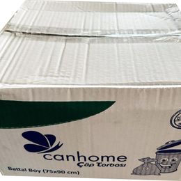 Canhome Mavi Büyük Boy Battal 75x90 cm 10 Adetlik 50 Rulo 30 lt Çöp Poşeti