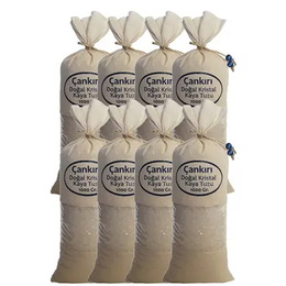 Çankırı 8x1 kg İri Taneli Kristal Kaya Tuzu