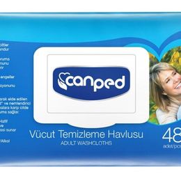 Canped 48'li Vücut Temizleme Havlusu