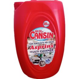 Cansın 4 kg Kırmızı Asprins Çok Amaçlı Temizleyici