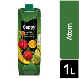 Cappy 1 lt Karton Kutu Atom Ballı Karışık Meyve Nektarı