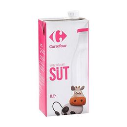 Carrefour 1 lt Yarım Yağlı Süt