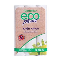 Carrefour 12'li Eco Planet Kağıt Havlu