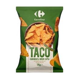 Carrefour 130 gr Taco Baharatlı Mısır Cipsi