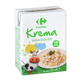 Carrefour %18 Yağlı 200 ml Krema