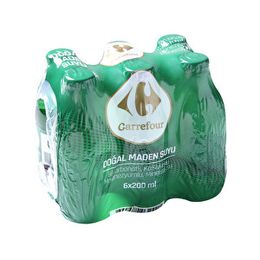 Carrefour 200 ml Doğal Maden Suyu