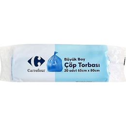 Carrefour 20'li 65x80 cm Büyük Boy Çöp Torbası