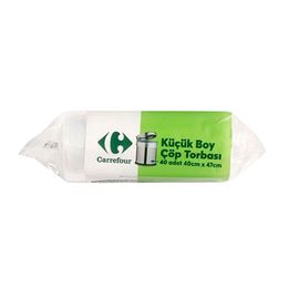 Carrefour Küçük Boy 40x47 cm 40'lı Çöp Torbası
