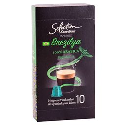 Carrefour Selection Brezilya 10'lu 5,6 gr Espresso