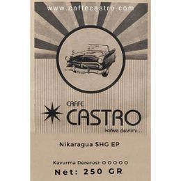 Castro 250 gr Çekirdek Nikaragua Shg Kahve