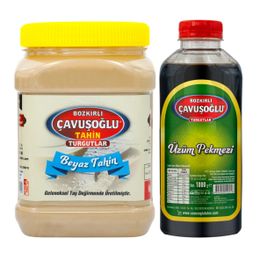 Çavuşoğlu 930 gr Beyaz Tahin + 1 kg Üzüm Pekmezi