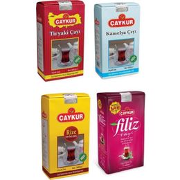 Çaykur 4x1 kg Tiryaki + Filiz + Turist + Kamelya Çayı